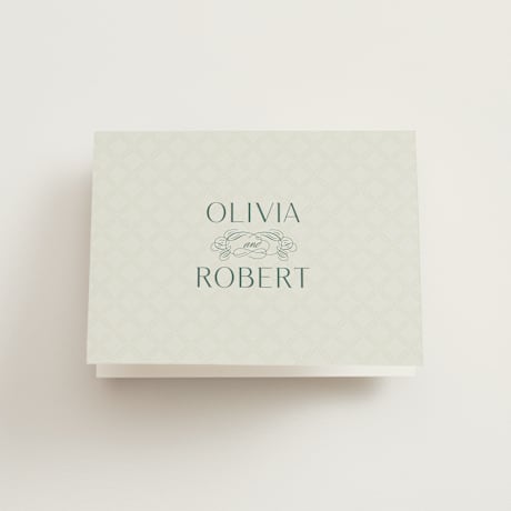 Folded Wedding Thank You Cards