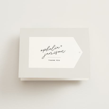 Folded Wedding Thank You Cards