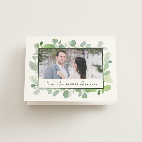 Folded Wedding Thank You Cards