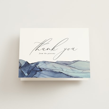 Folded Wedding Thank You Cards