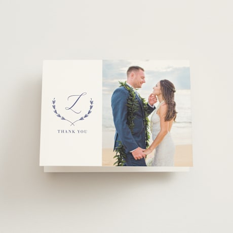 Folded Wedding Thank You Cards