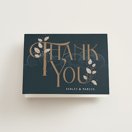 Folded Wedding Thank You Cards