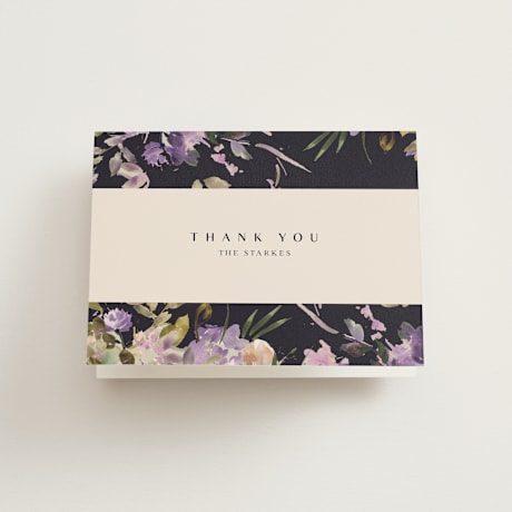 Folded Wedding Thank You Cards