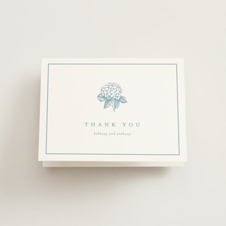 Folded Wedding Thank You Cards