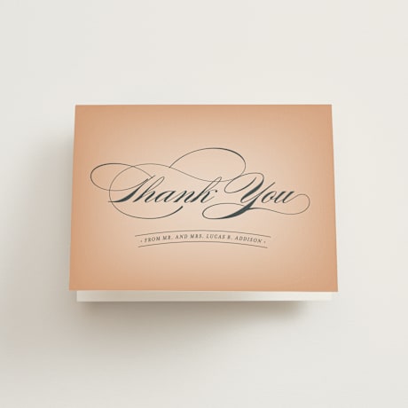 Folded Wedding Thank You Cards