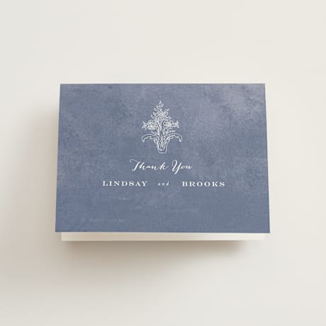 Folded Wedding Thank You Cards