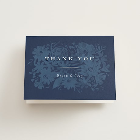 Folded Wedding Thank You Cards