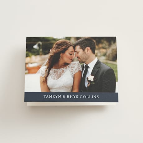 Folded Wedding Thank You Cards