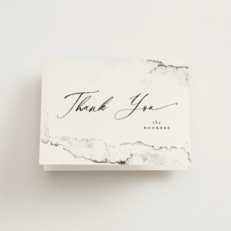 Folded Wedding Thank You Cards
