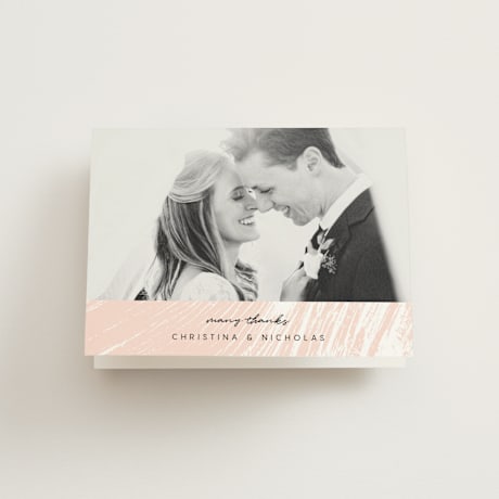 Folded Wedding Thank You Cards