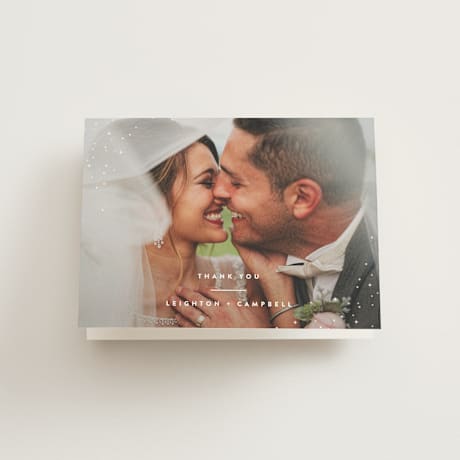 Folded Wedding Thank You Cards