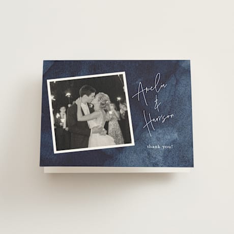 Folded Wedding Thank You Cards