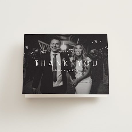 Folded Wedding Thank You Cards