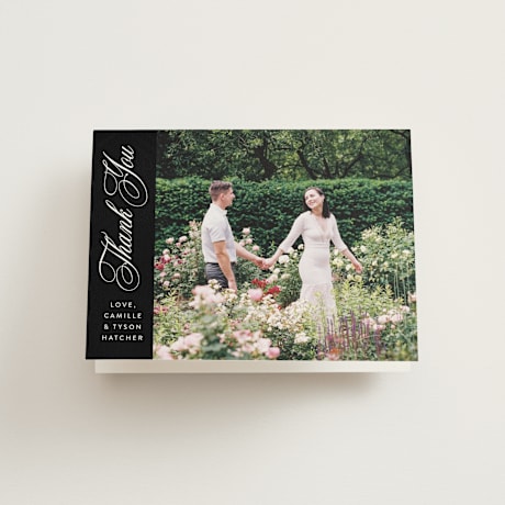 Folded Wedding Thank You Cards