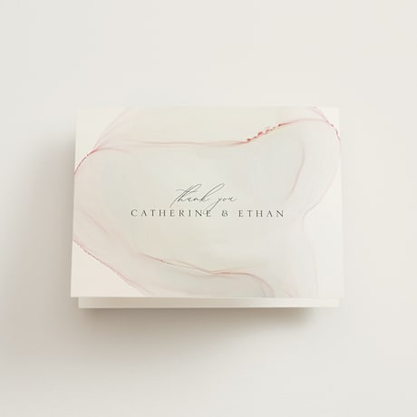Folded Wedding Thank You Cards
