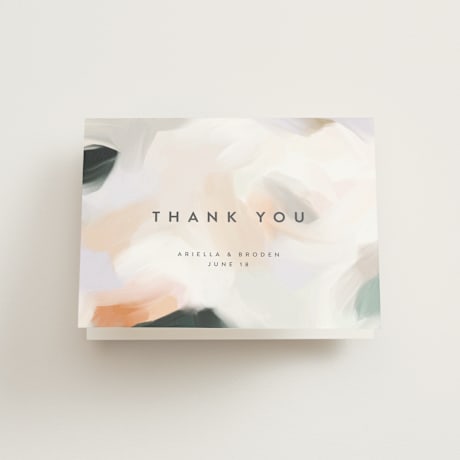 Folded Wedding Thank You Cards