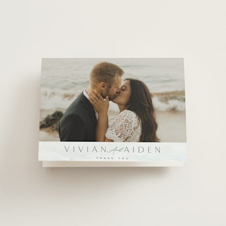 Folded Wedding Thank You Cards