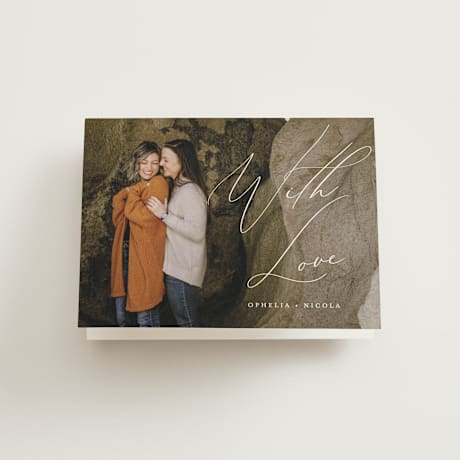 Folded Wedding Thank You Cards