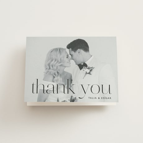 Folded Wedding Thank You Cards