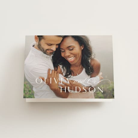 Folded Wedding Thank You Cards