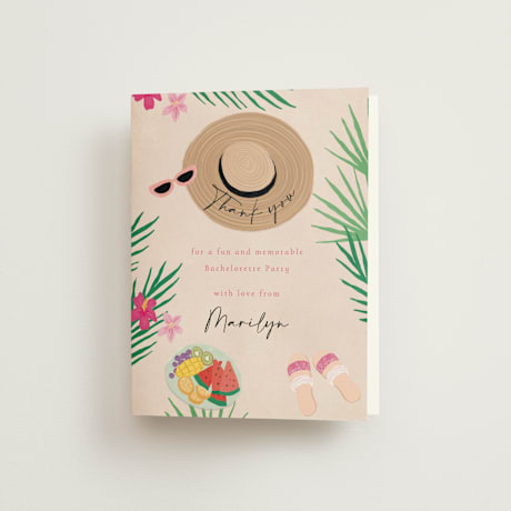 Bachelorette Party Thank You Cards