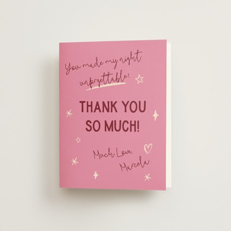 Bachelorette Party Thank You Cards