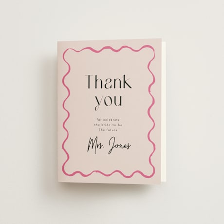 Bridal Shower Thank You Cards