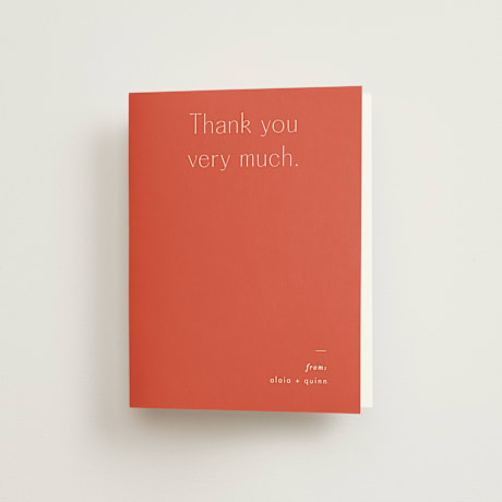 Bridal Shower Thank You Cards