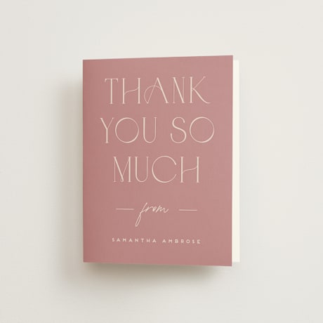 Bridal Shower Thank You Cards