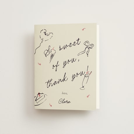 Bridal Shower Thank You Cards