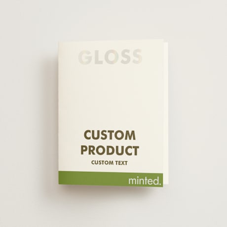 Gloss-Press Folded Wedding Thank You Cards