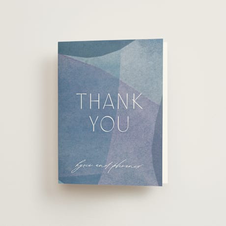 Folded Wedding Thank You Cards