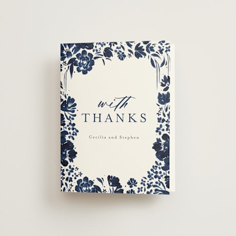Folded Wedding Thank You Cards