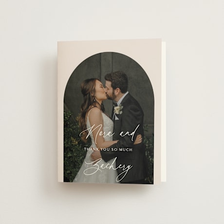 Folded Wedding Thank You Cards