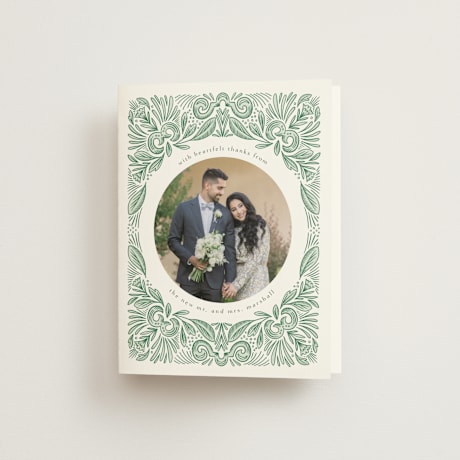 Folded Wedding Thank You Cards