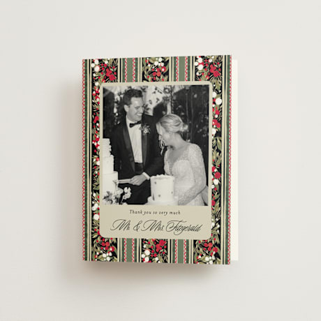 Folded Wedding Thank You Cards