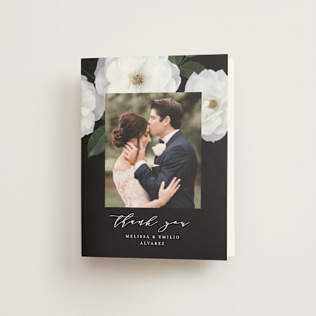 Folded Wedding Thank You Cards