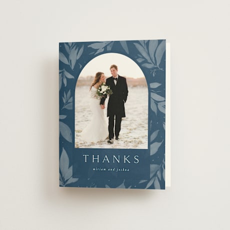Folded Wedding Thank You Cards