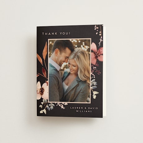 Folded Wedding Thank You Cards