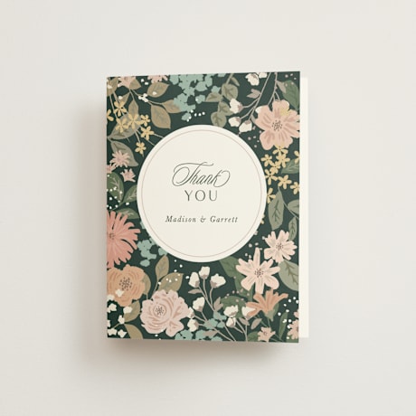 Folded Wedding Thank You Cards