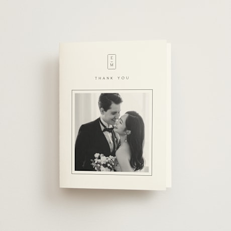 Folded Wedding Thank You Cards