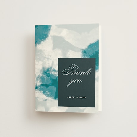 Folded Wedding Thank You Cards