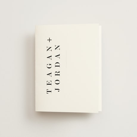 Folded Wedding Thank You Cards