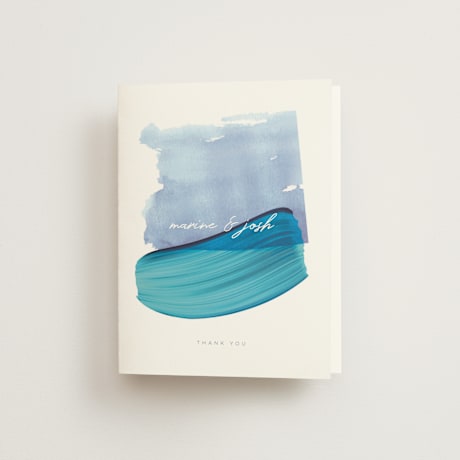 Folded Wedding Thank You Cards