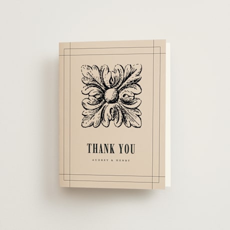 Folded Wedding Thank You Cards