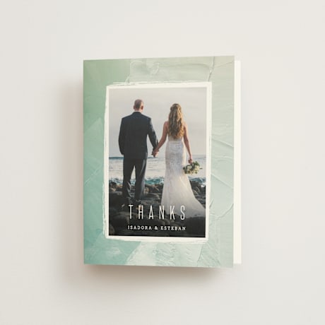 Folded Wedding Thank You Cards