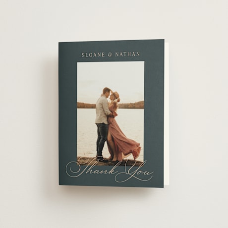 Folded Wedding Thank You Cards