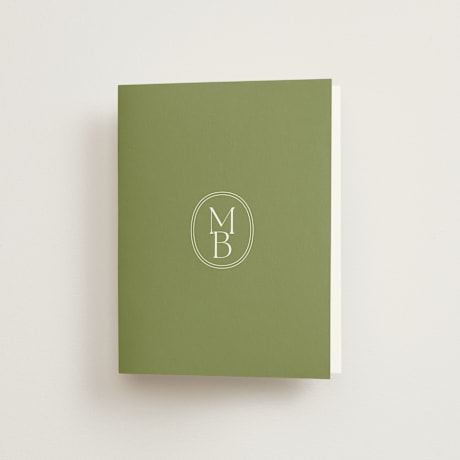 Folded Wedding Thank You Cards