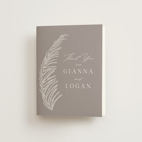 Folded Wedding Thank You Cards