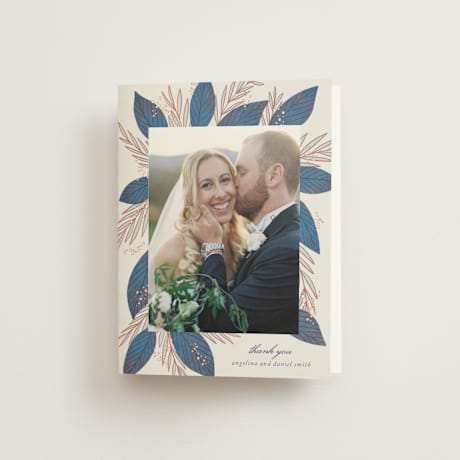 Folded Wedding Thank You Cards